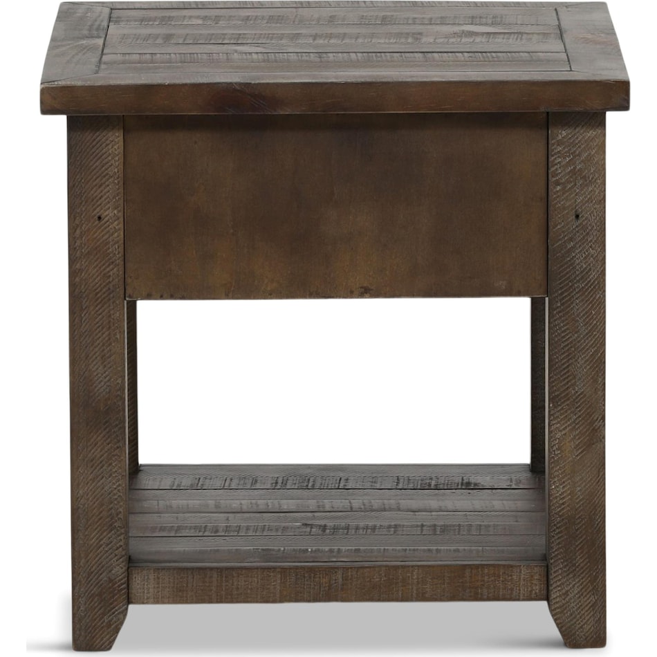 beckett occasional dark brown oc end chairside table   