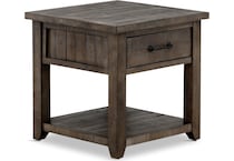 beckett occasional dark brown oc end chairside table   