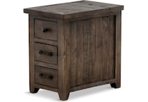 beckett occasional dark brown oc end chairside table   