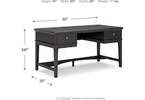 beckincreek home office dimension schematic h   