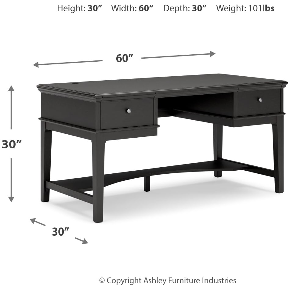 beckincreek home office dimension schematic h   