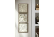 beige ac wall art a  