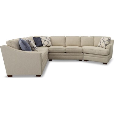 Louisa 3-Piece Sectional - Right Facing