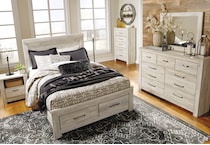 bellaby bedroom white king storage bed apk b ksb  