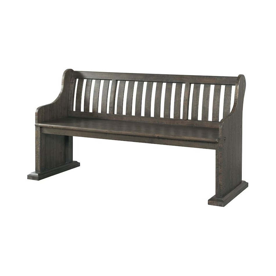 bellgrove dining room dark gray dr bench   