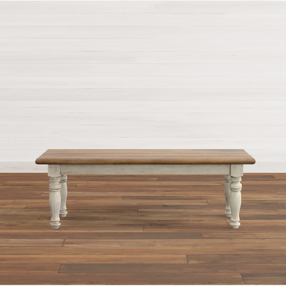 belmont dining room two tone dr bench   
