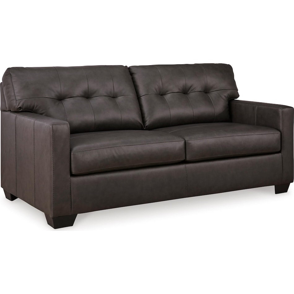 belziani living room dark brown st stationary leather sleeper   