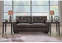 belziani living room dark brown st stationary leather sleeper   