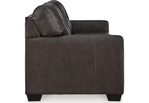 belziani living room dark brown st stationary leather sleeper   