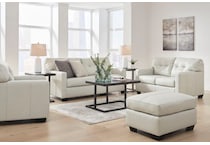 belziani living room white st stationary leather sofa   