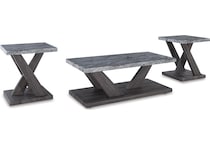 bensonale occasional gray brown oc  pack of tables t   