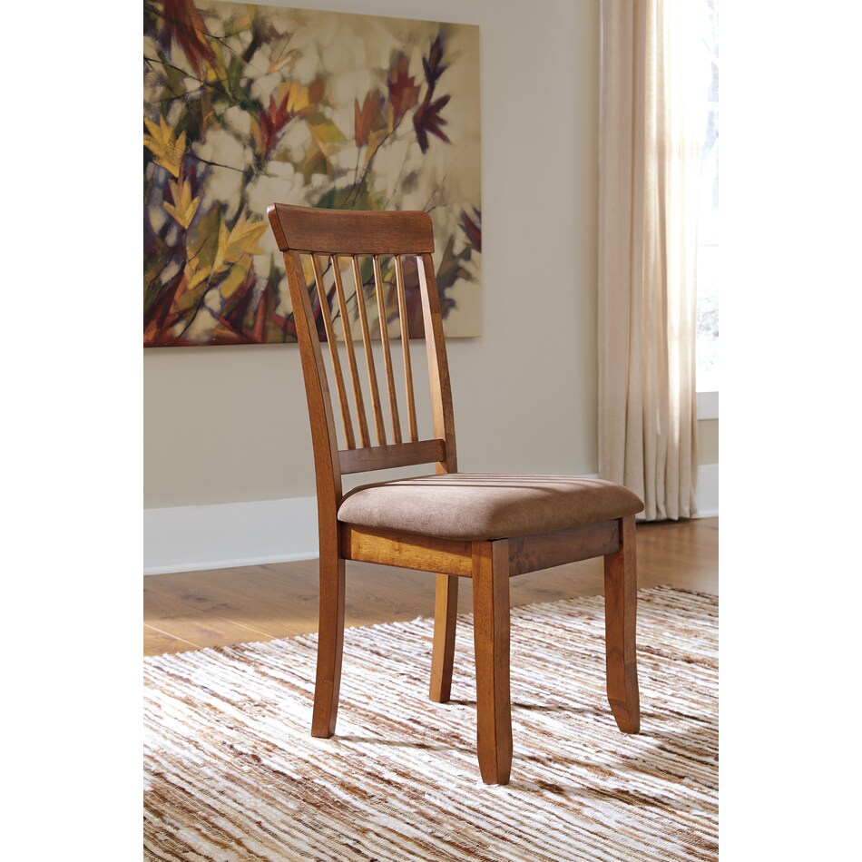 berringer brown dining chair d   