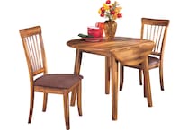 berringer brown dr dining table reg hgt d   