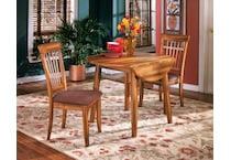 berringer brown dr dining table reg hgt d   