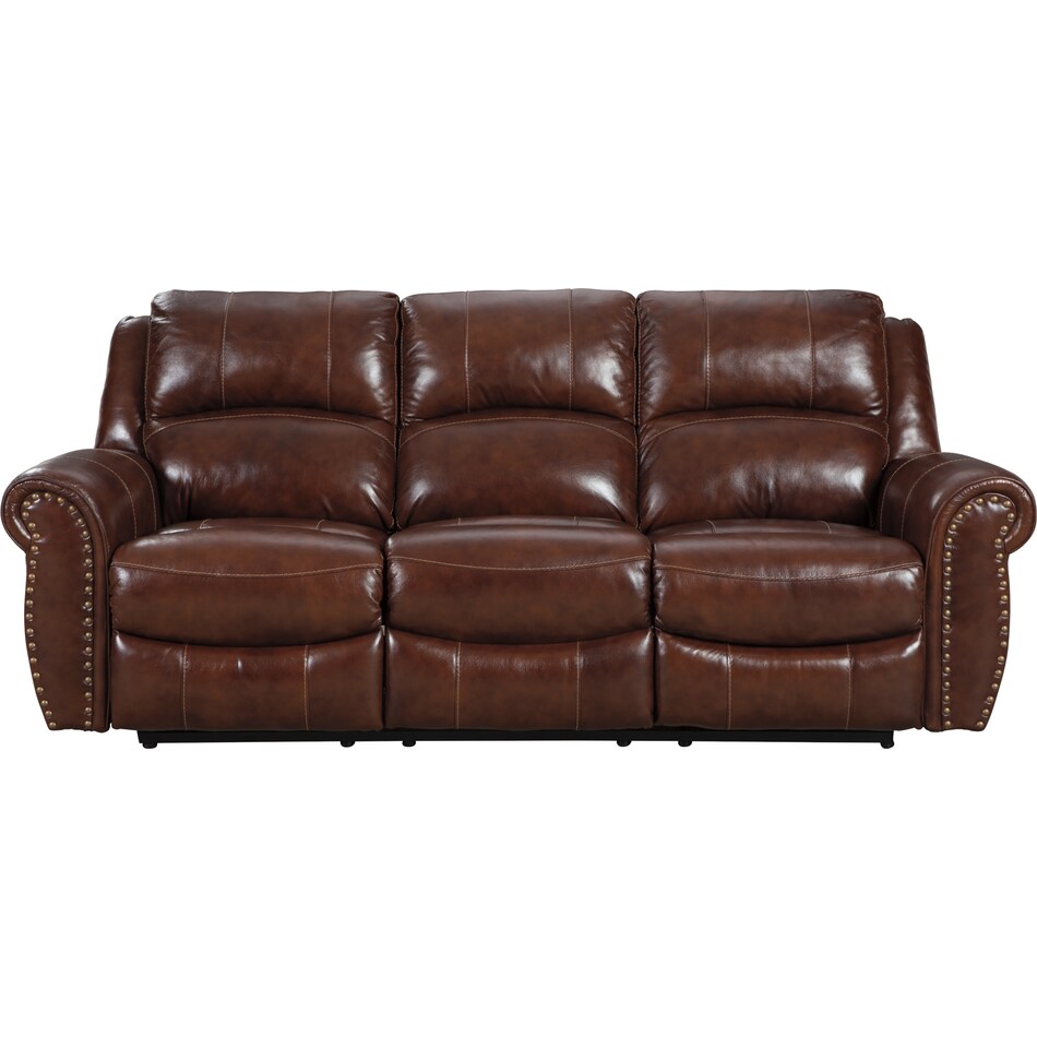 bingen brown reclining sofa u  