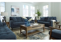 bixler living room dark blue st loveseat   