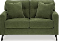 bixler olive living room green st loveseat   