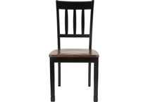 black   brown dining chair d   