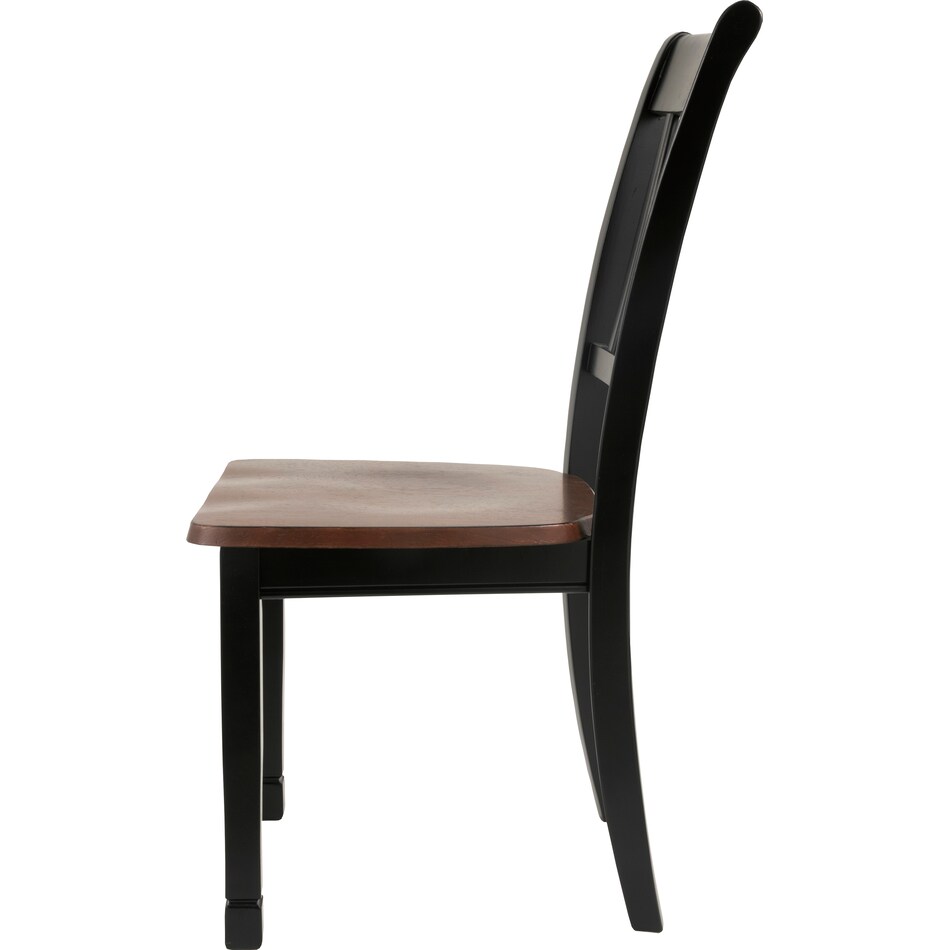 black   brown dining chair d   