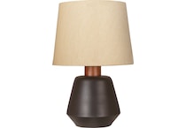 black   brown table lamp l  