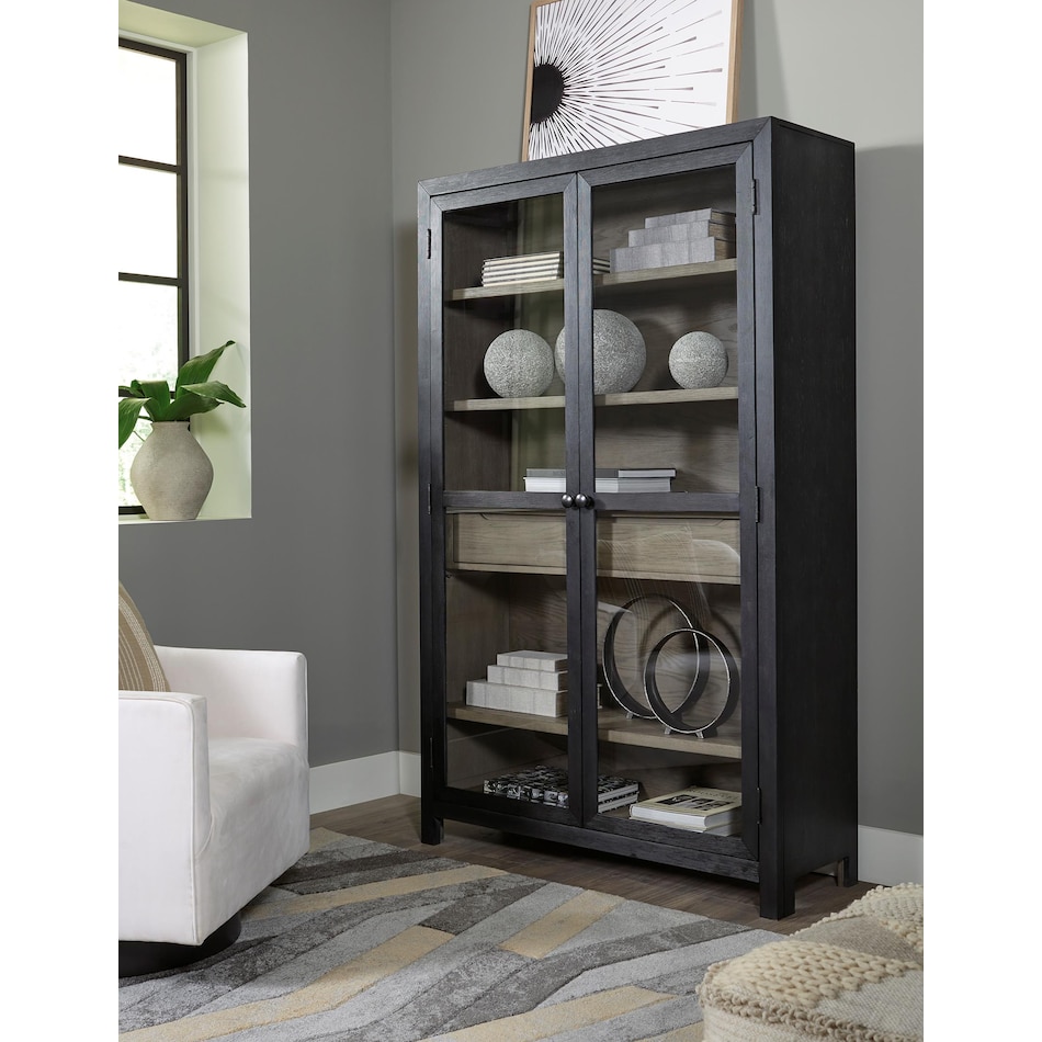 black   gray at wood accent piece a  