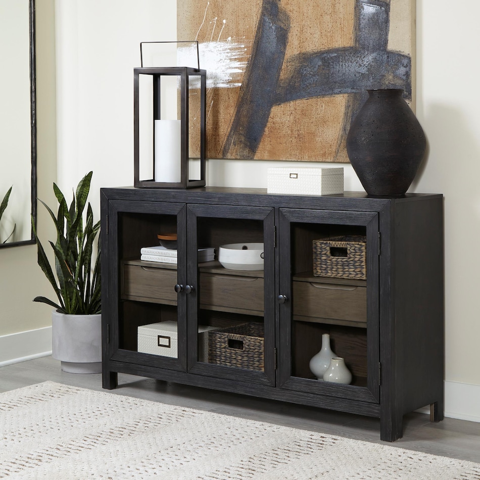 black   gray at wood accent piece a  