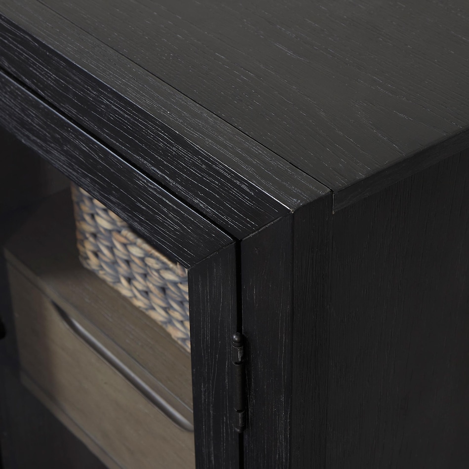 black   gray at wood accent piece a  