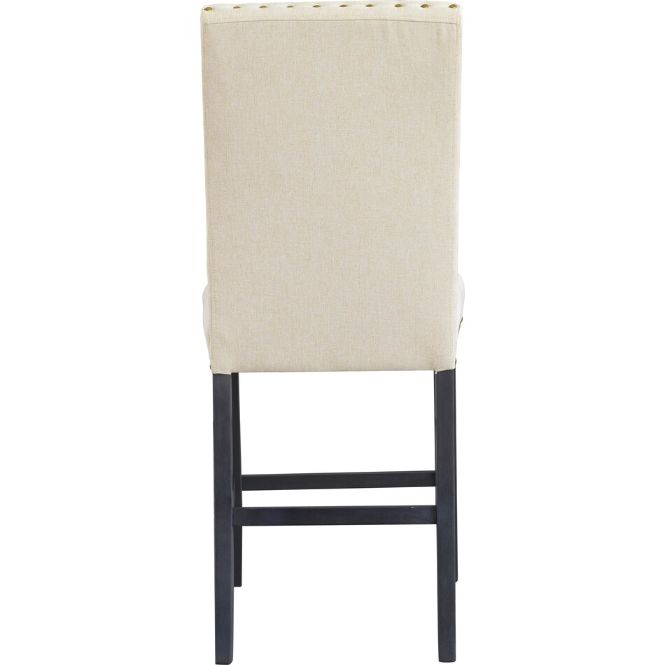black   gray counter height stool d   