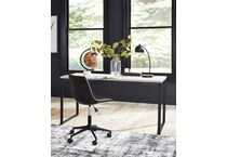 black   gray desk h   