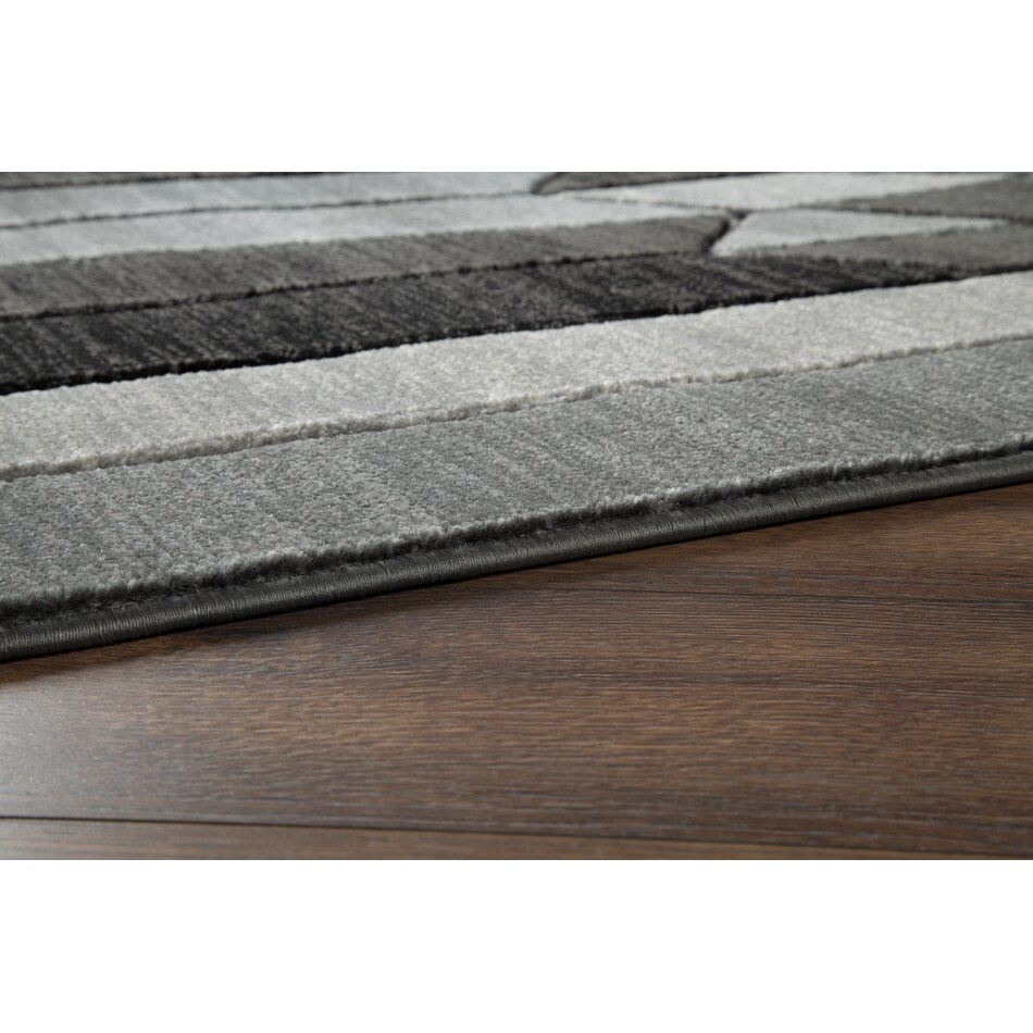 black   gray rug r  