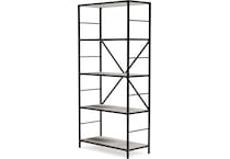 black   white of bookcase h   