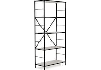 black   white of bookcase h   