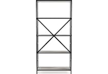 black   white of bookcase h   