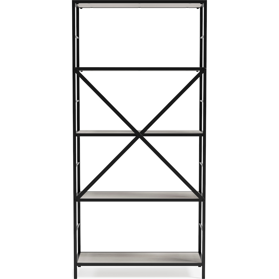 black   white of bookcase h   