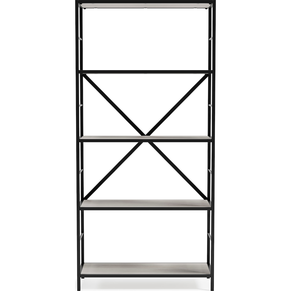 black   white of bookcase h   