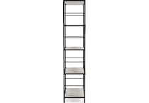 black   white of bookcase h   