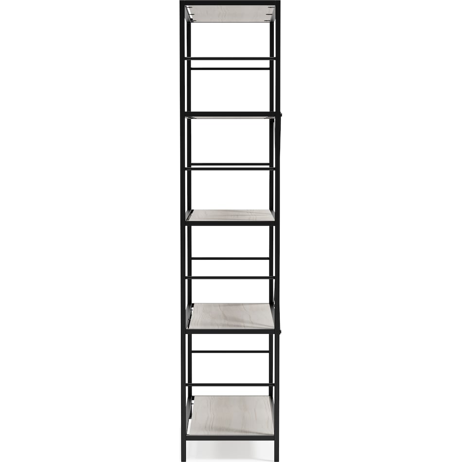 black   white of bookcase h   