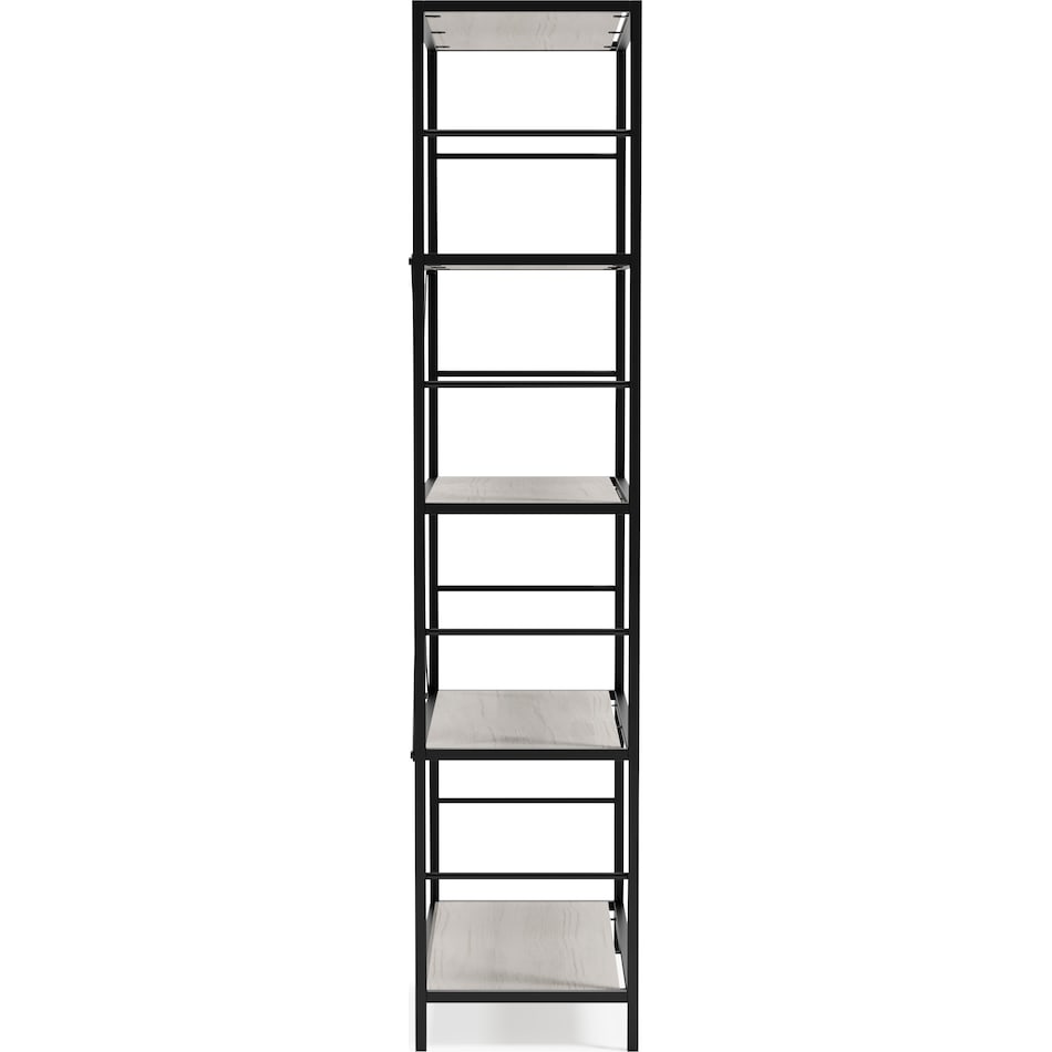 black   white of bookcase h   