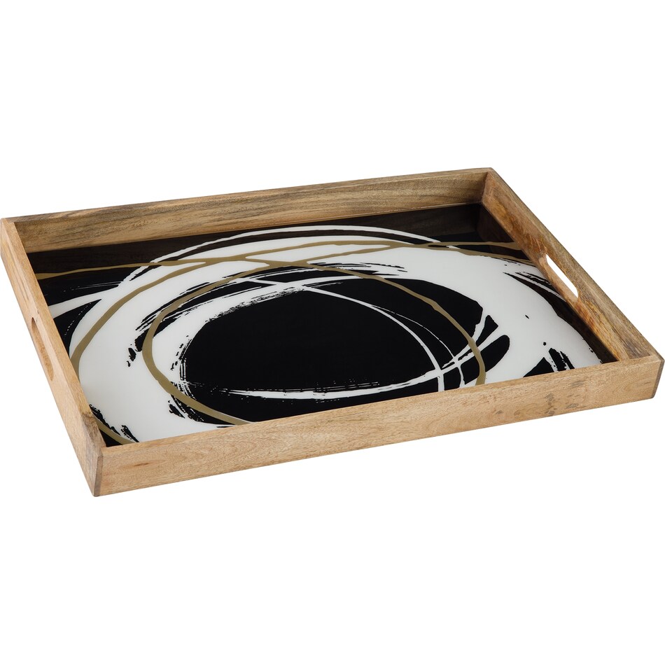 black  white  gold tabletop accessory a  
