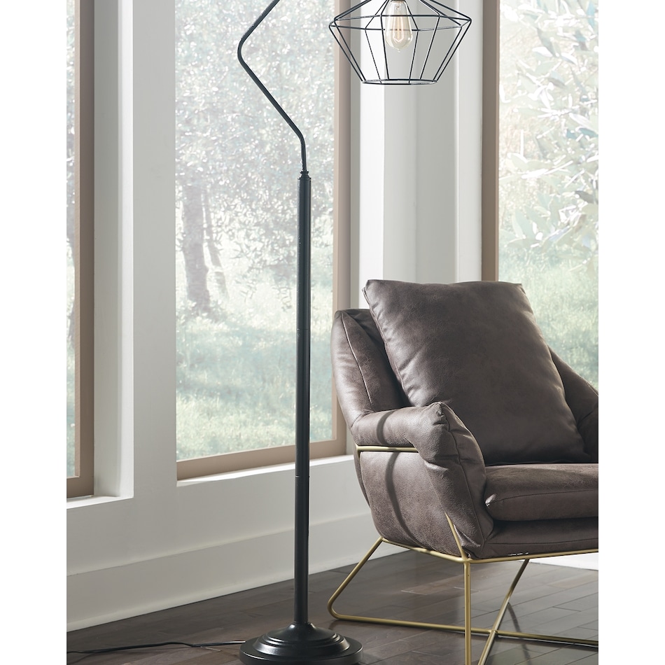 black ac lighting l  