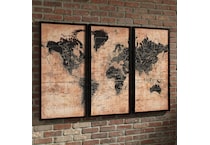 black ac wall art a  