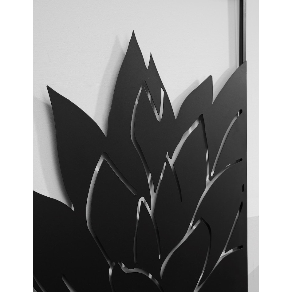 black ac wall art a  