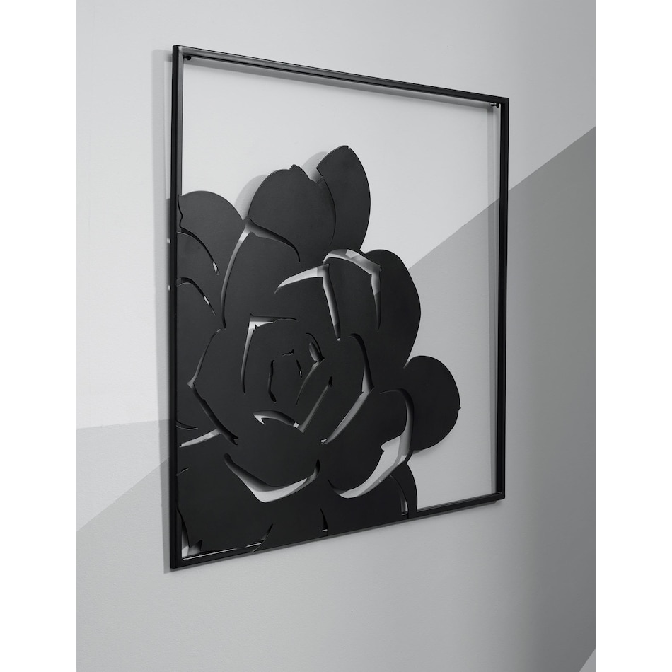 black ac wall art a  