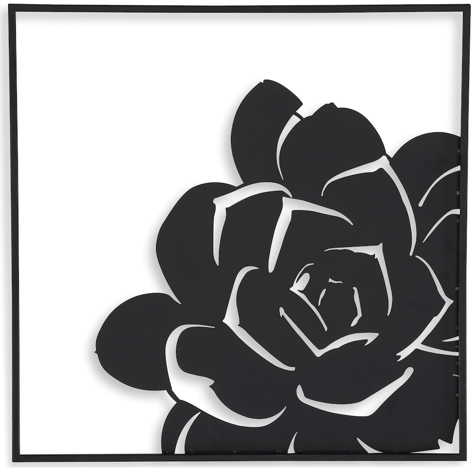 black ac wall art a  