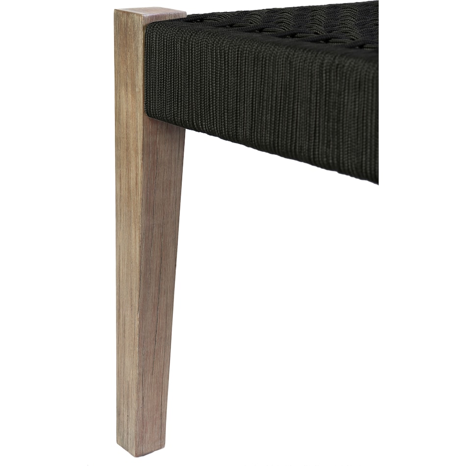 black at wood accent piece   