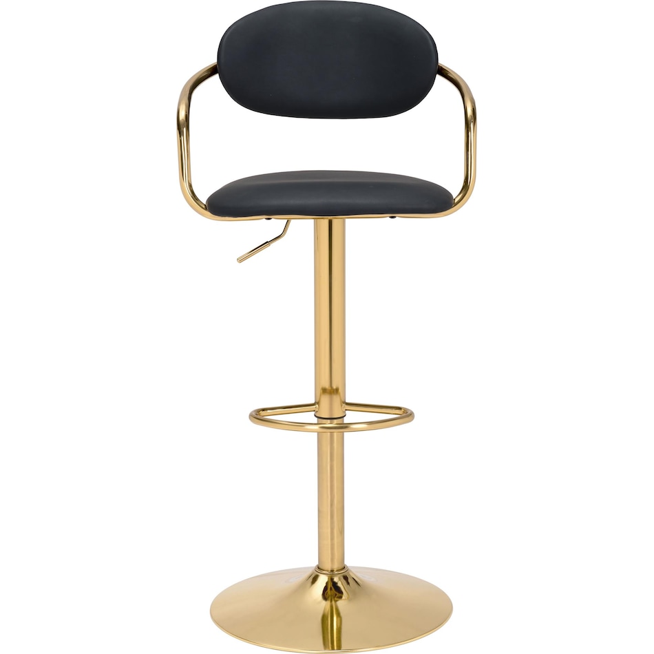 Brass plated stool.