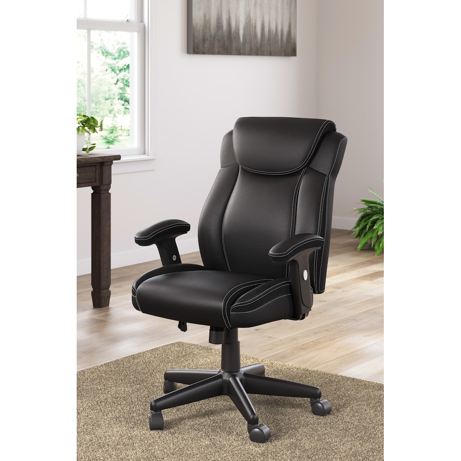 black of desk chair h a  