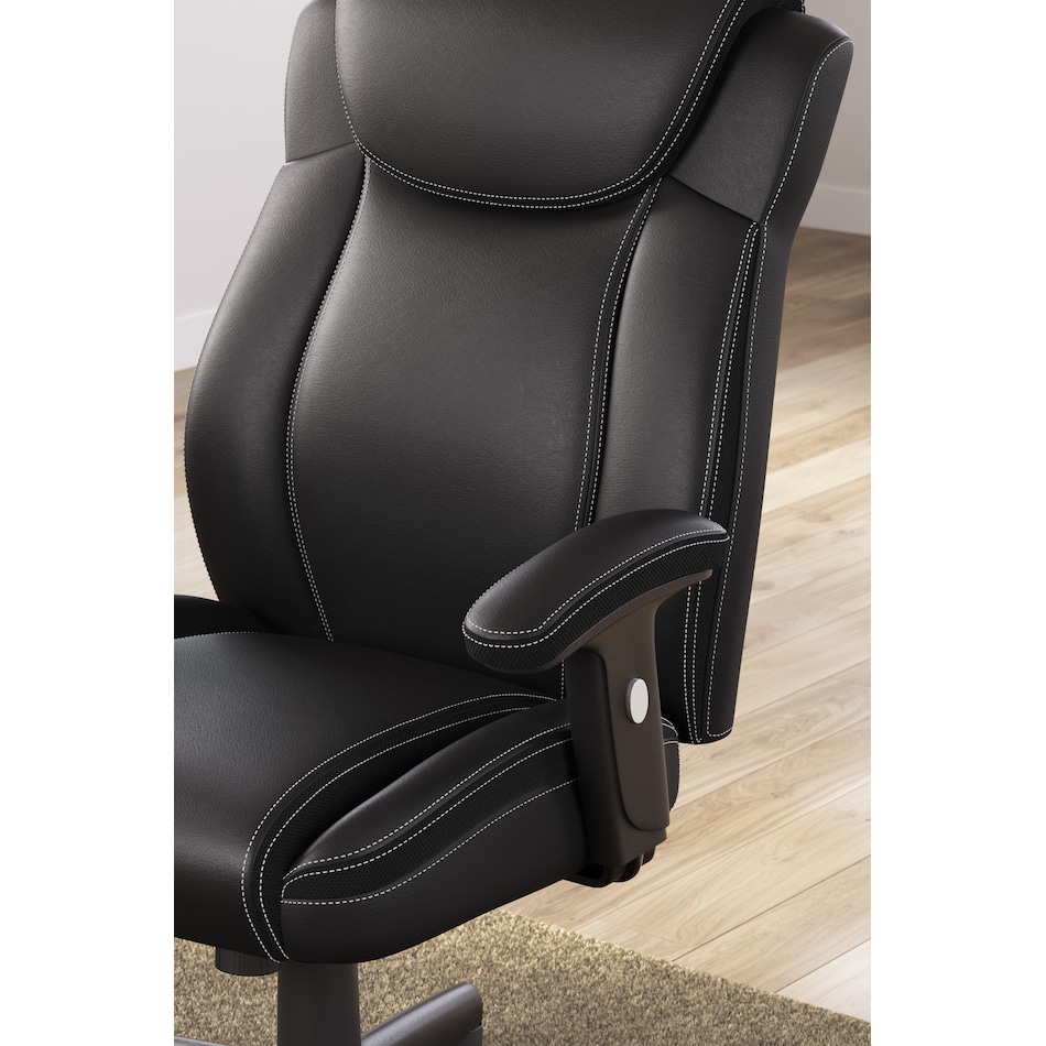 black of desk chair h a  