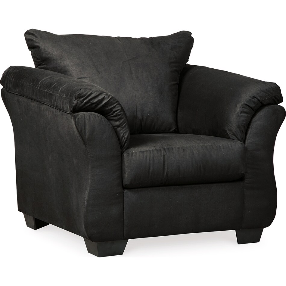 black st feo stationary fabric chair   
