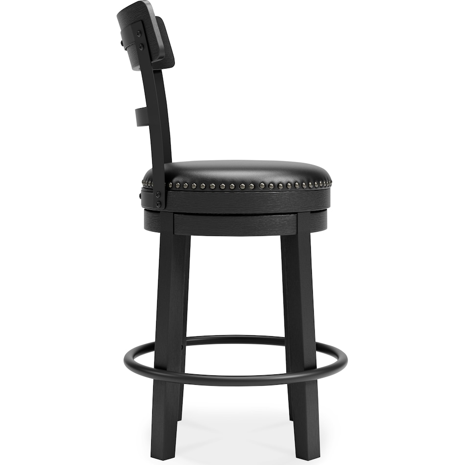 black swivel counter stool d   
